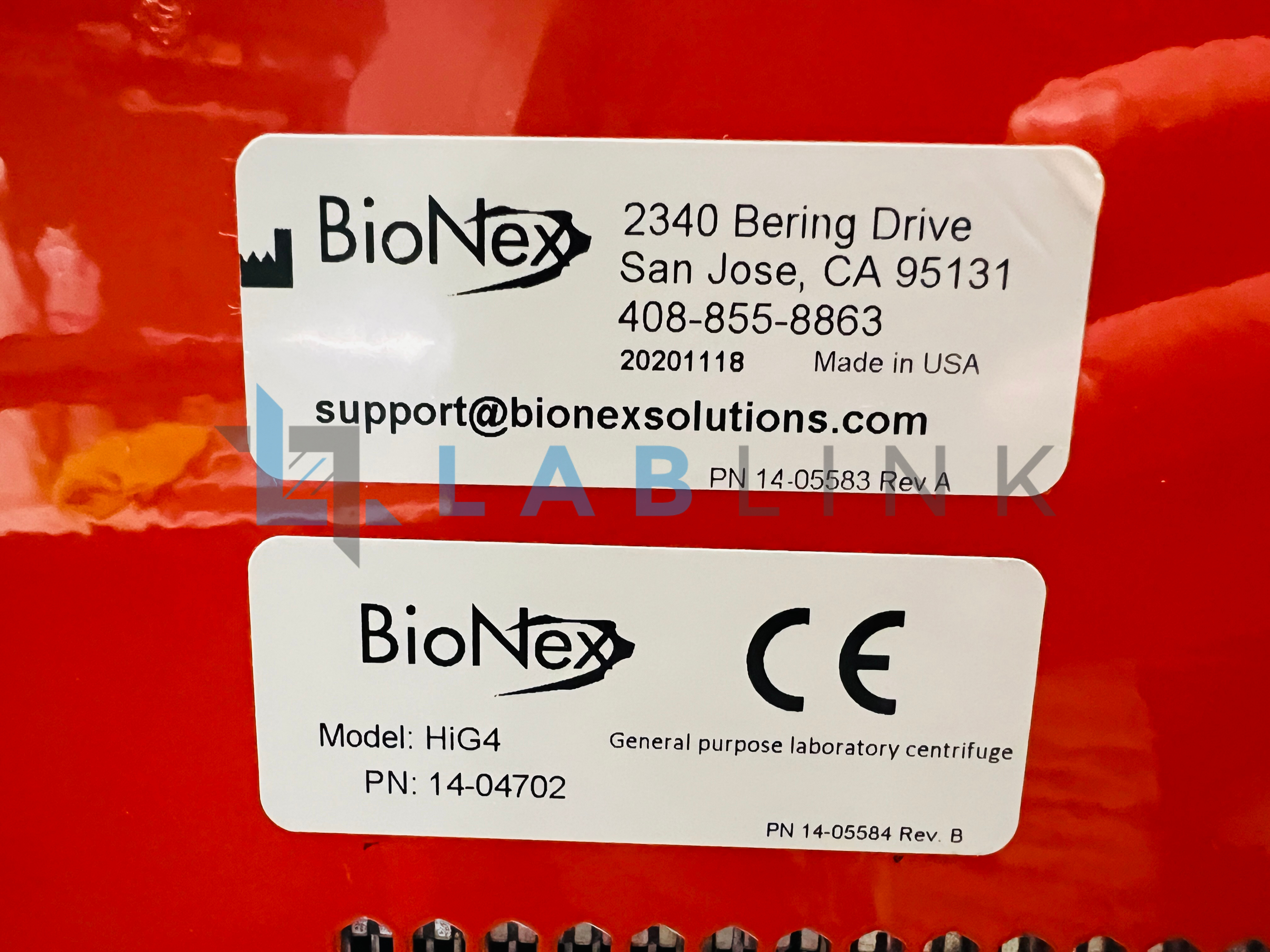 Used BioNex HiG4 Automated Centrifuge