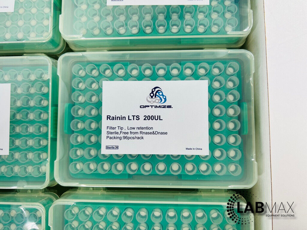 Rainin LTS 200uL Filter Tips / Pipette tips / 200 ul (10 Racks 960 Tips)