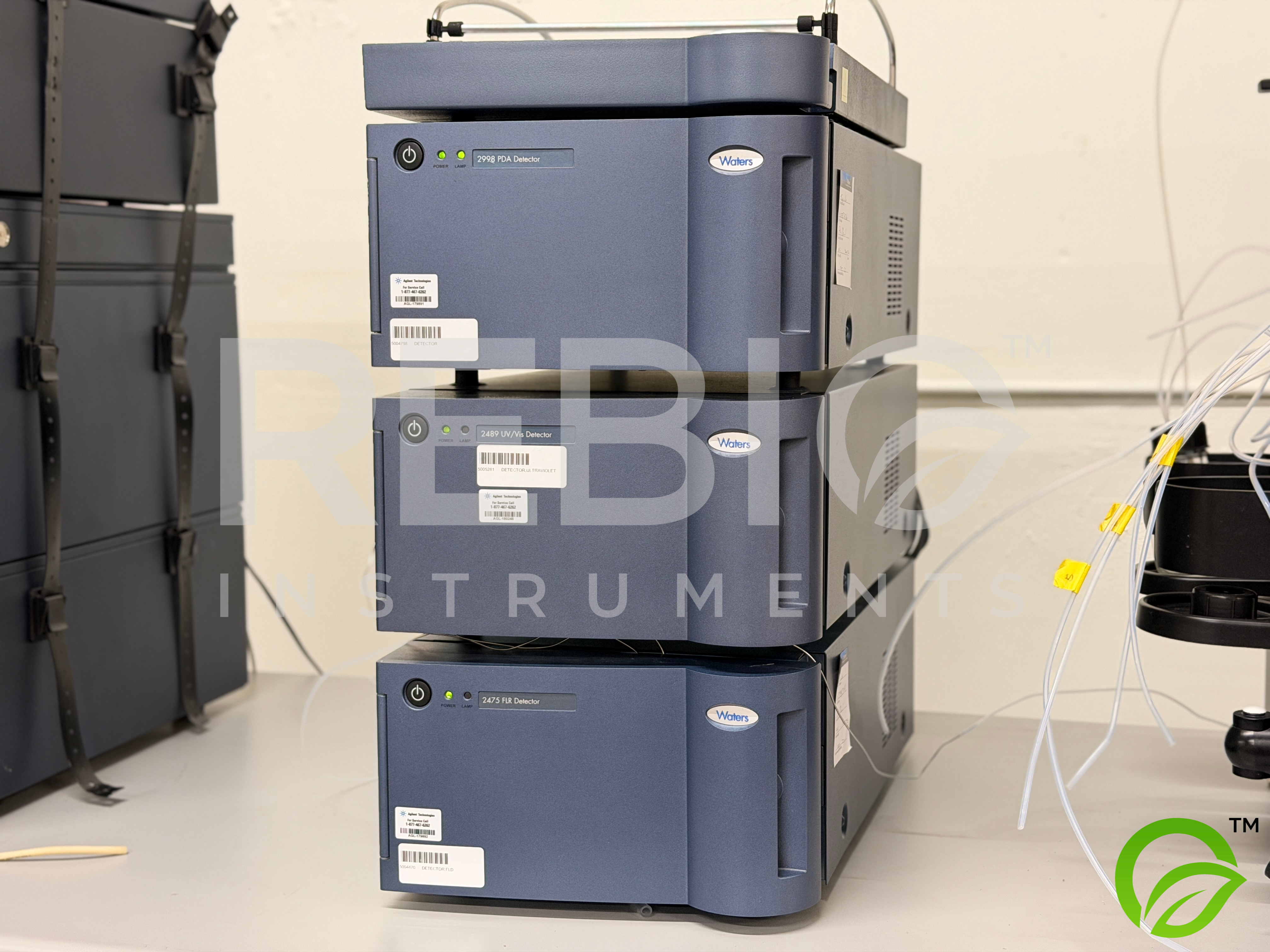 Used Waters Alliance HPLC System w/ 2998 PDA + 2489 UV/Vis + 2475 FLR Detector