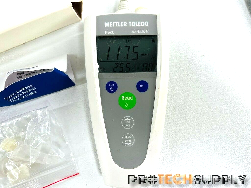Used Mettler Toledo AG FiveGo F3 Conductivity FG3 & LE703 Electrode with WARRANTY