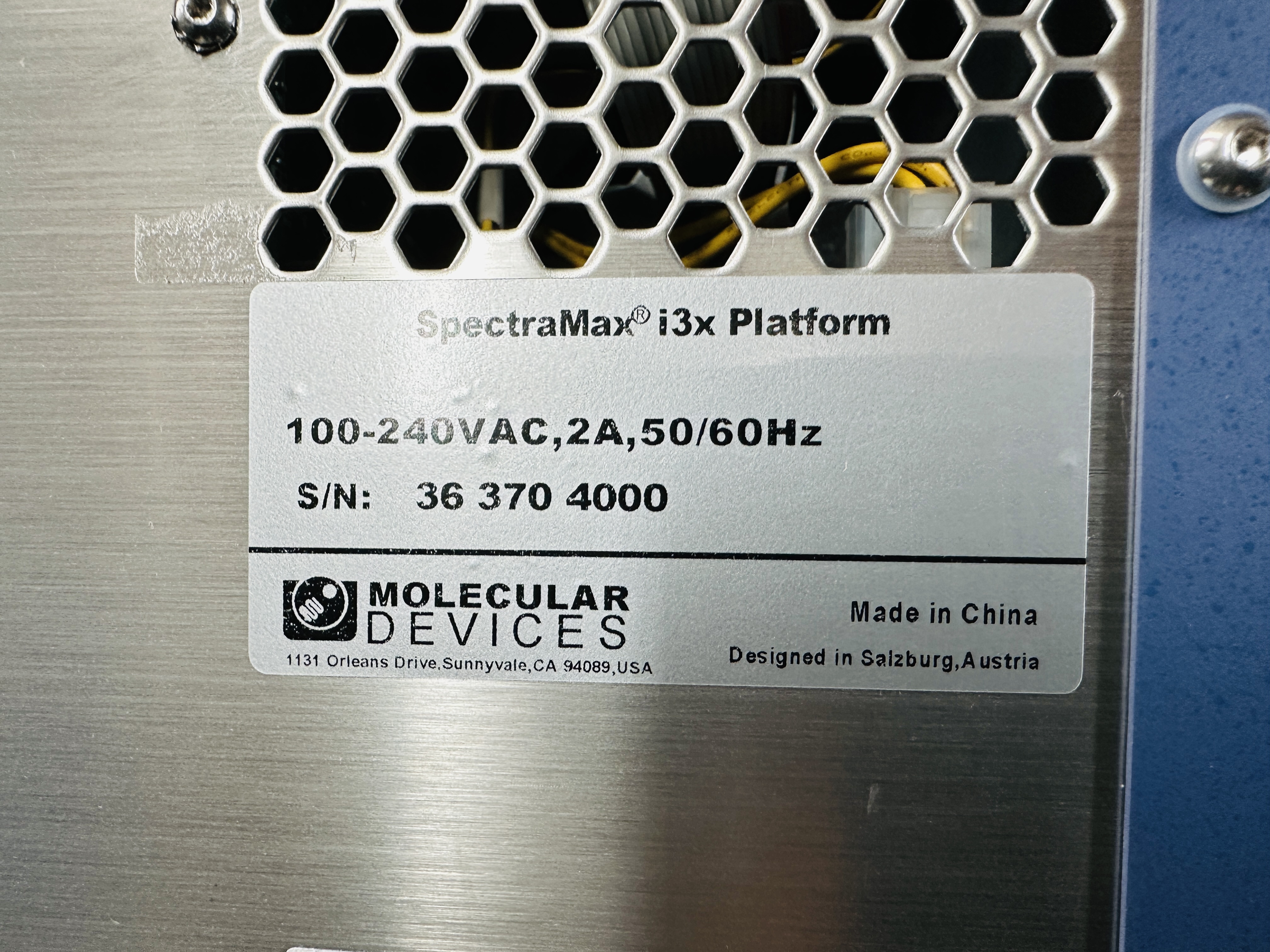 Used Molecular Devices Spectramax i3x Multi-Mode Microplate Reader