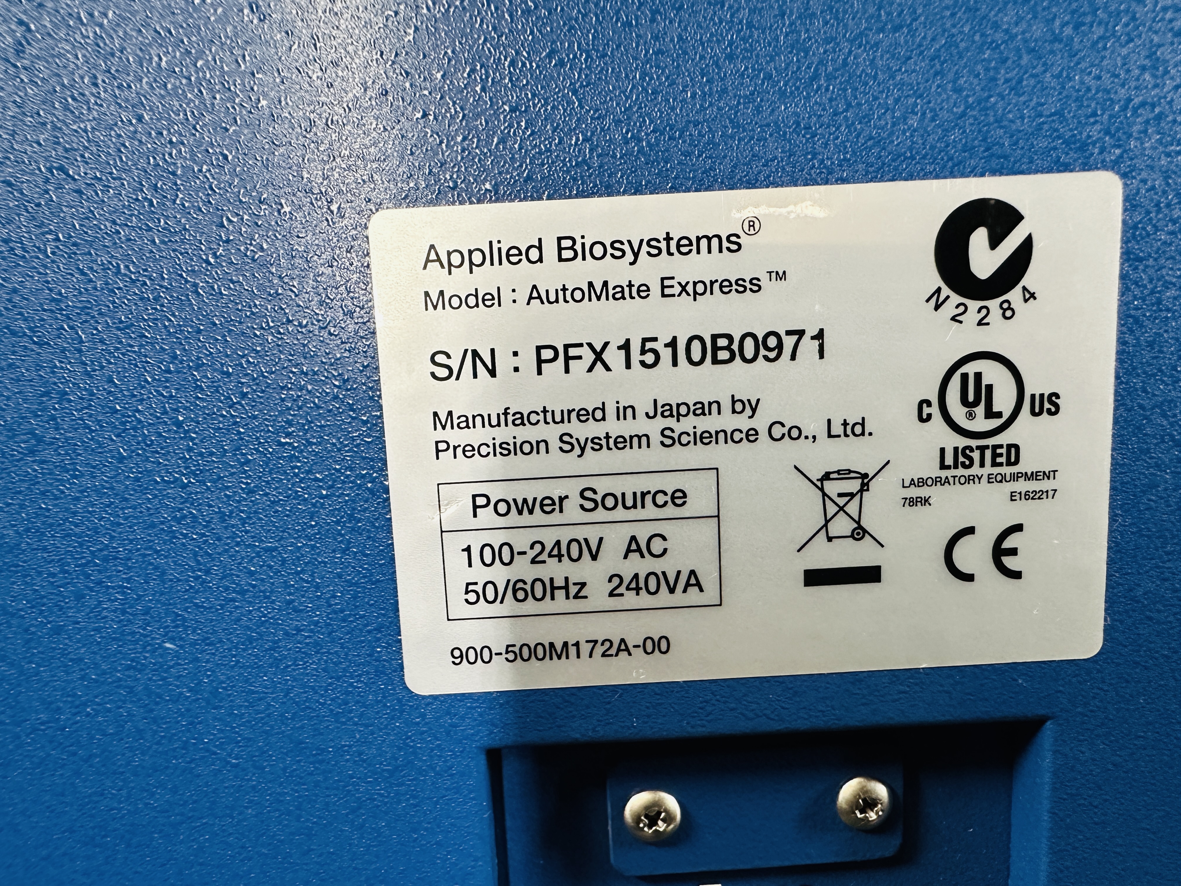 Used Applied Biosystems AutoMate Express Nucleic Acid Extraction System