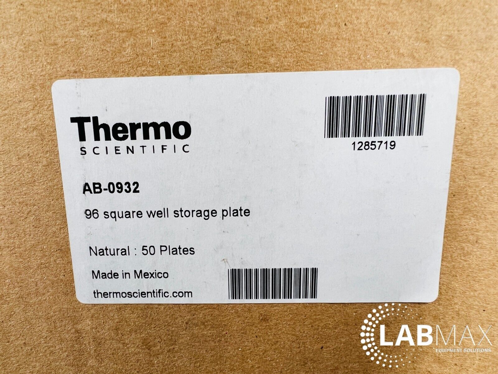 Thermo Scientific AB-0932 Storage Plates 96 Well 2.2 ml Sealed ( Case of 50 )