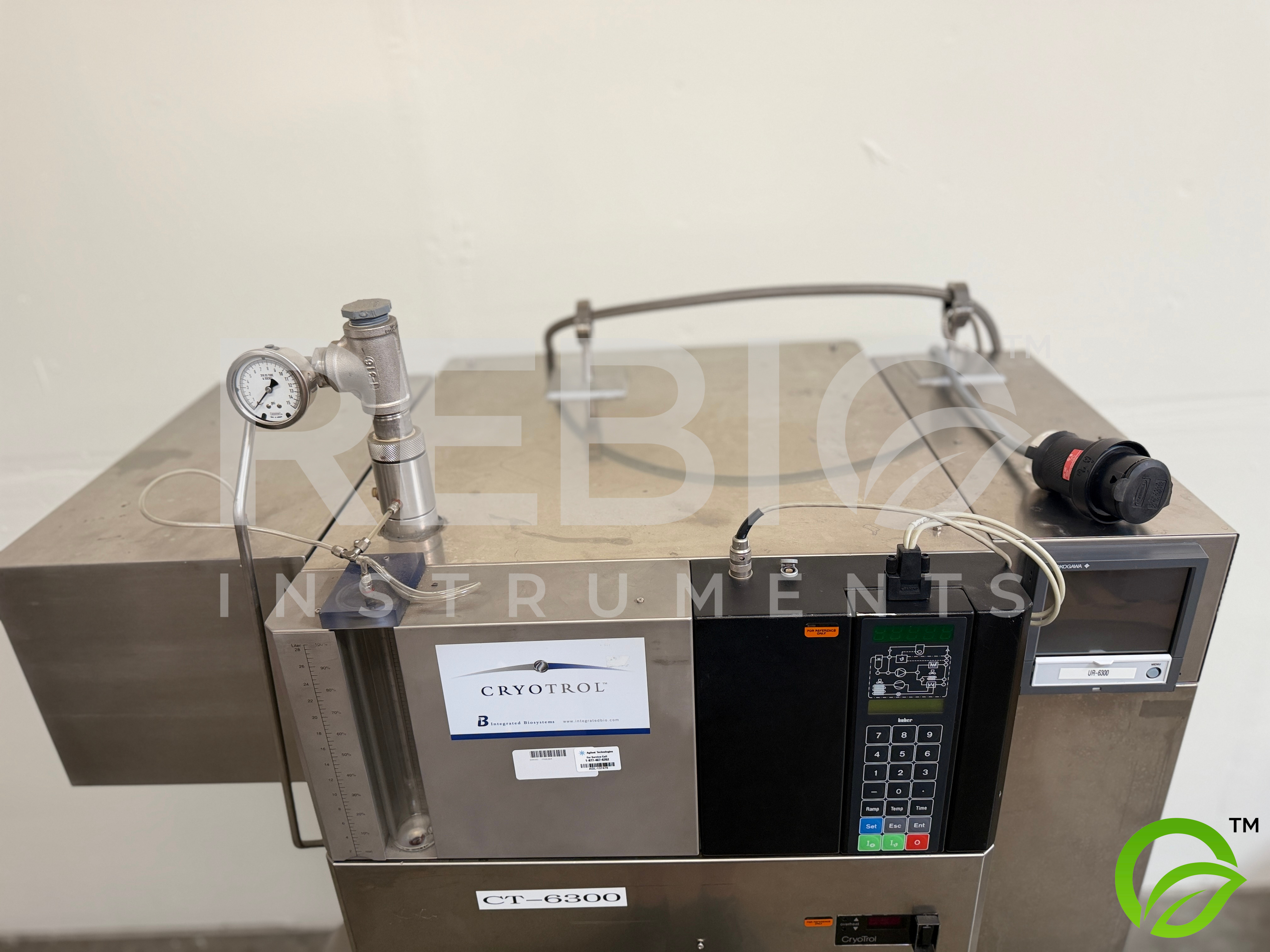 Used Amersham / GE BioProcess Chromatography Skid w/ BPG 100/500 Column, Endress+Hauser Promass, LEWA Pump