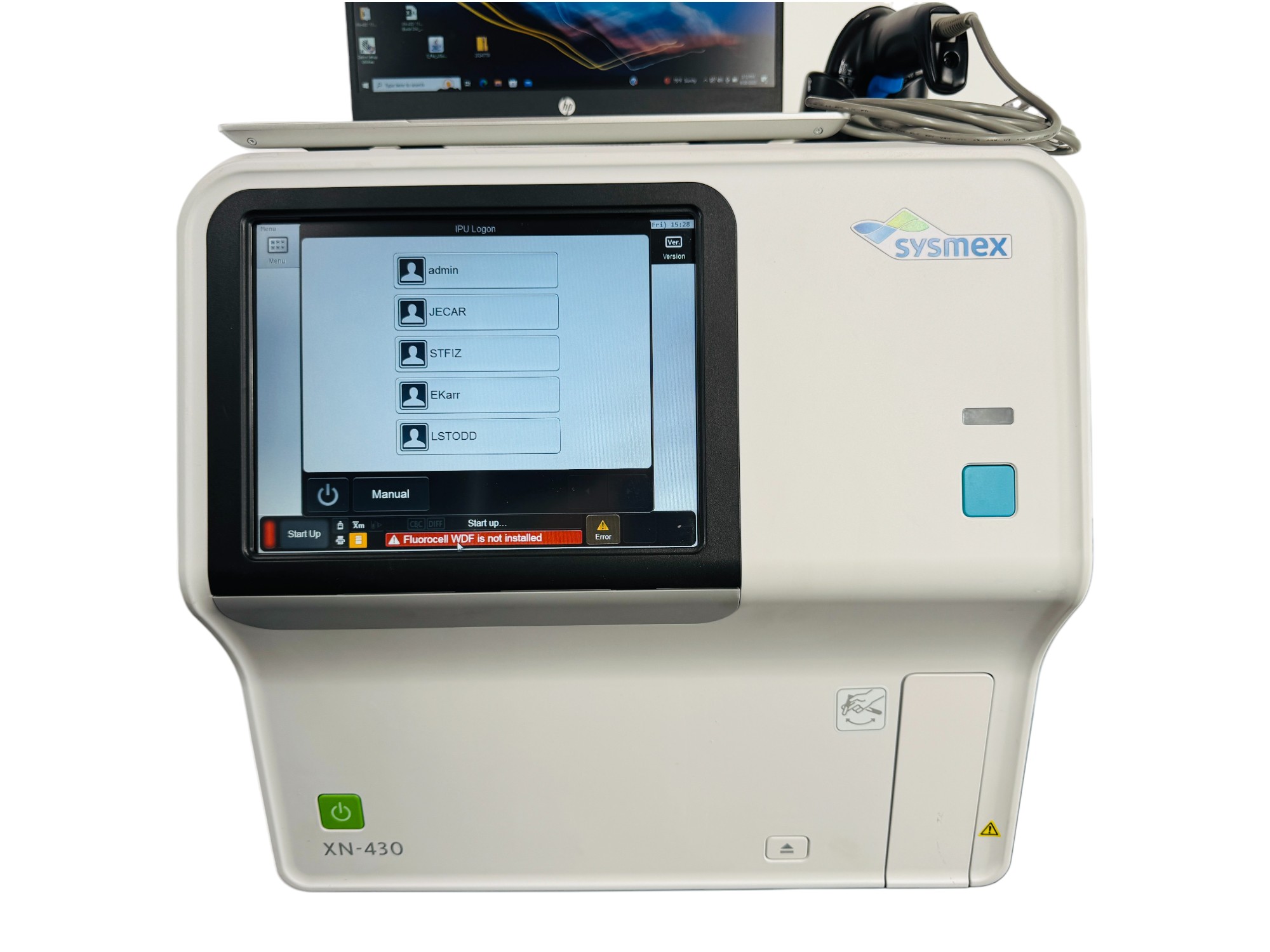 Used Sysmex XN-430 Hematology Analyzer + PowerVar + Sofware