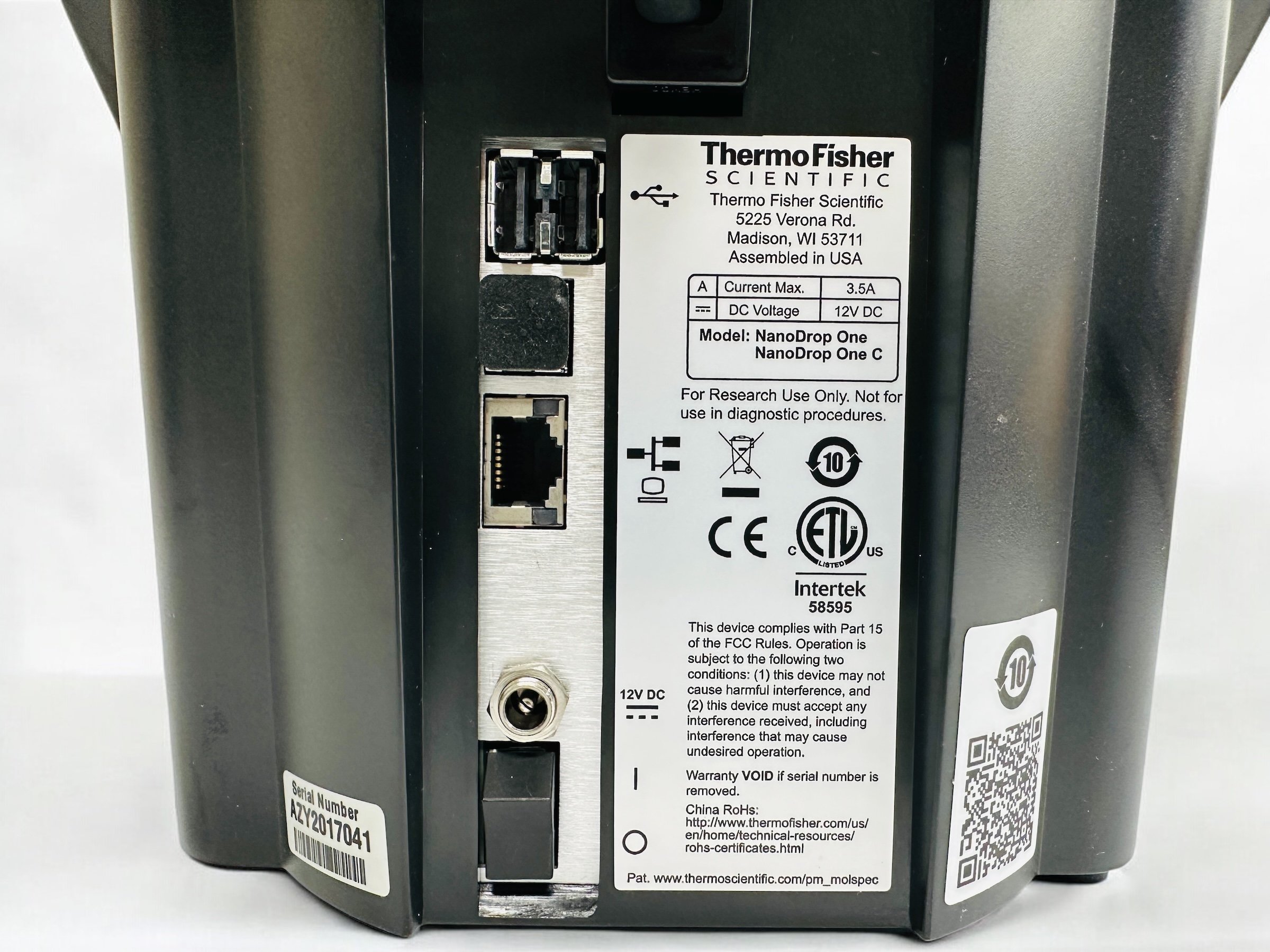 Used Thermo Scientific NanoDrop One Microvolume UV-Vis Spectrophotometer