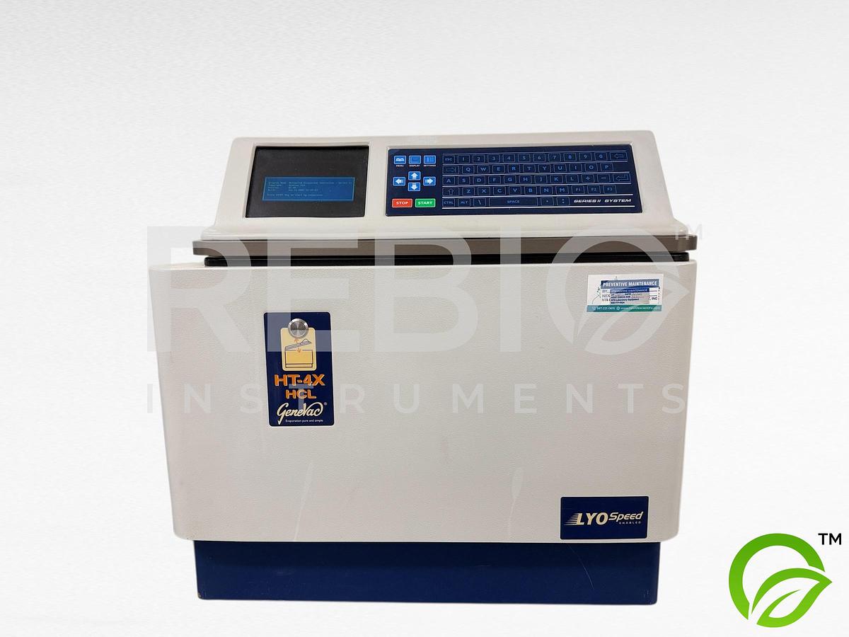 Used GeneVac HT-4X Centrifugal Vacuum Evaporator w/ Edwards XDS5 Vacuum Pump