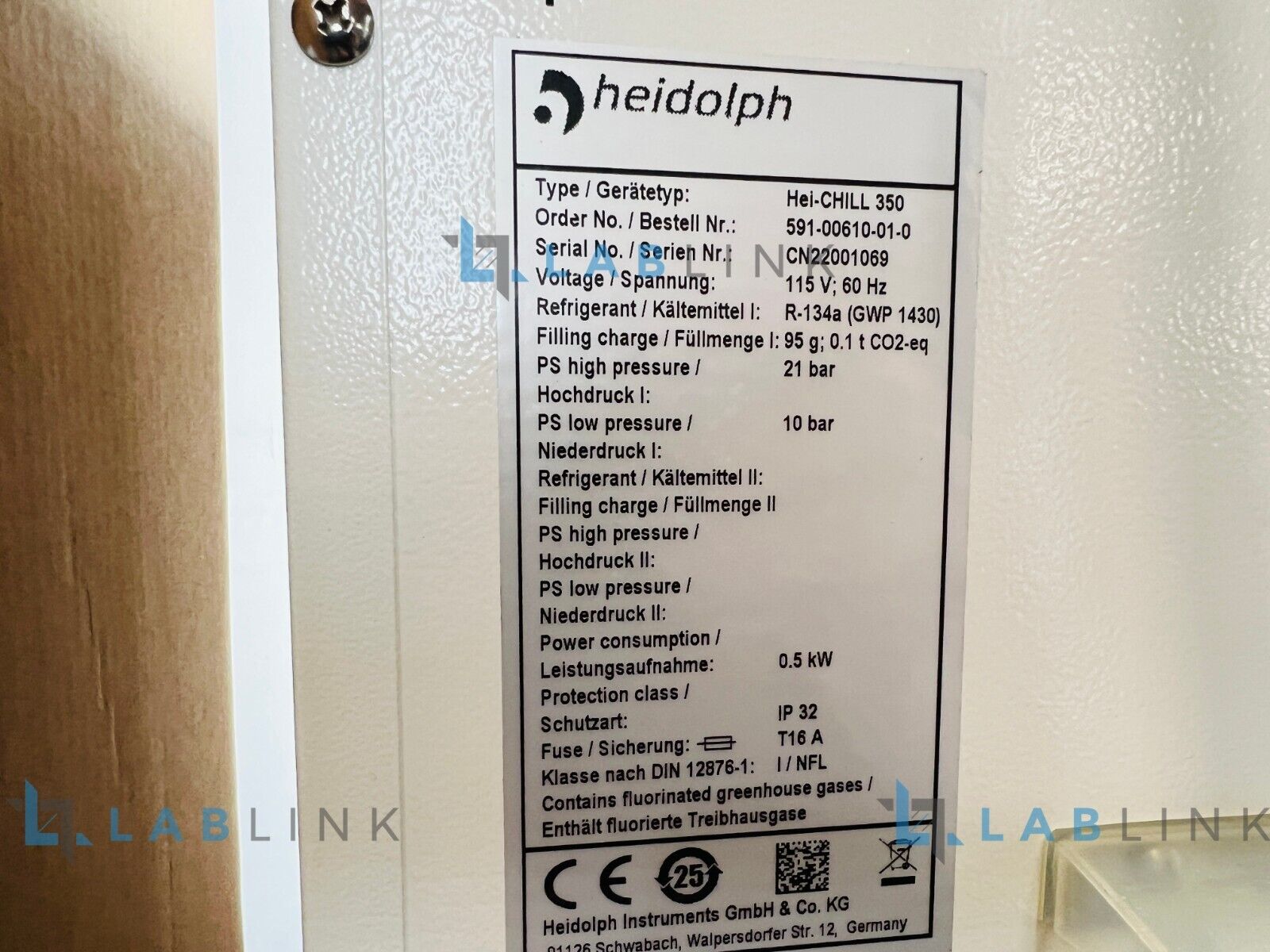 Heidolph Hei-Chill 350 591-00610-01-0 Chiller 115V NEW with WARRANTY
