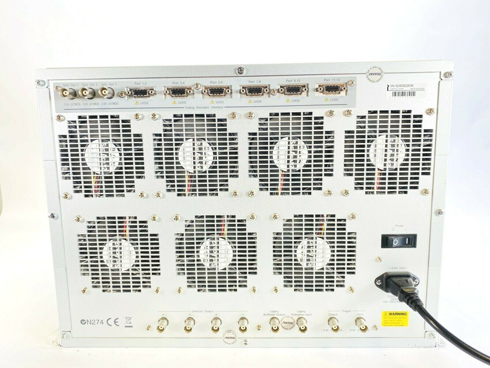 Used ANRITSU MD8430A SIGNAL TESTER OPTION 020 060 080