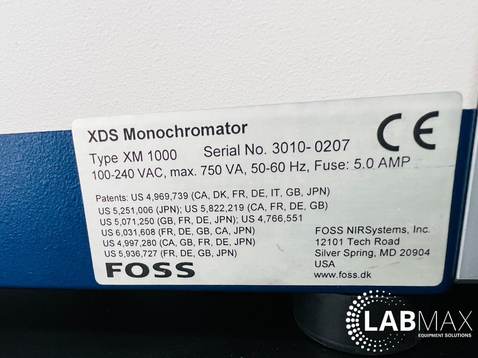 Used FOSS XDS Rapid Content Analyzer RCA Near-IR Spectrophotometer with WARRANTY