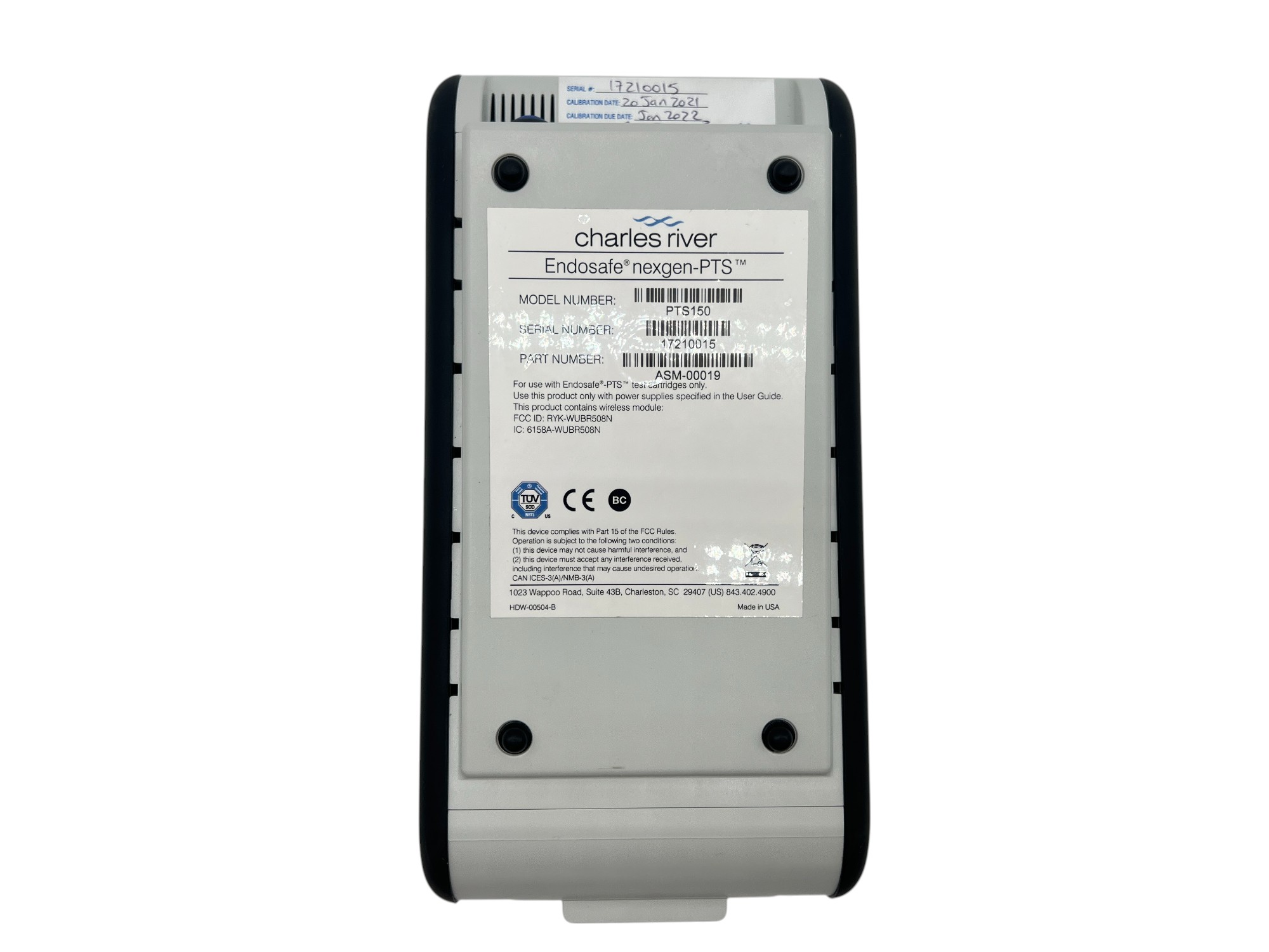 Used Charles River PTS150 Endosafe Nexgen-PTS