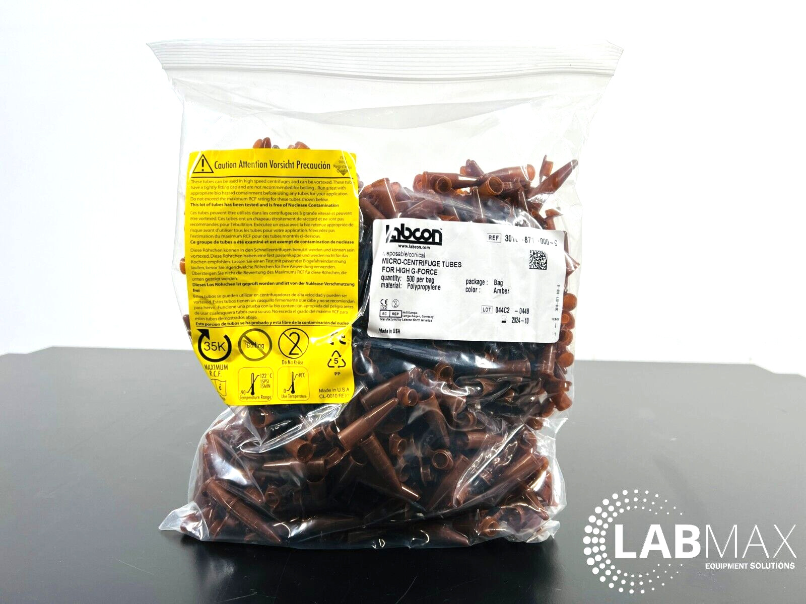 Labcon SuperSpin Microcentrifuge Tubes 1.5 mL ( Bag of 500 )