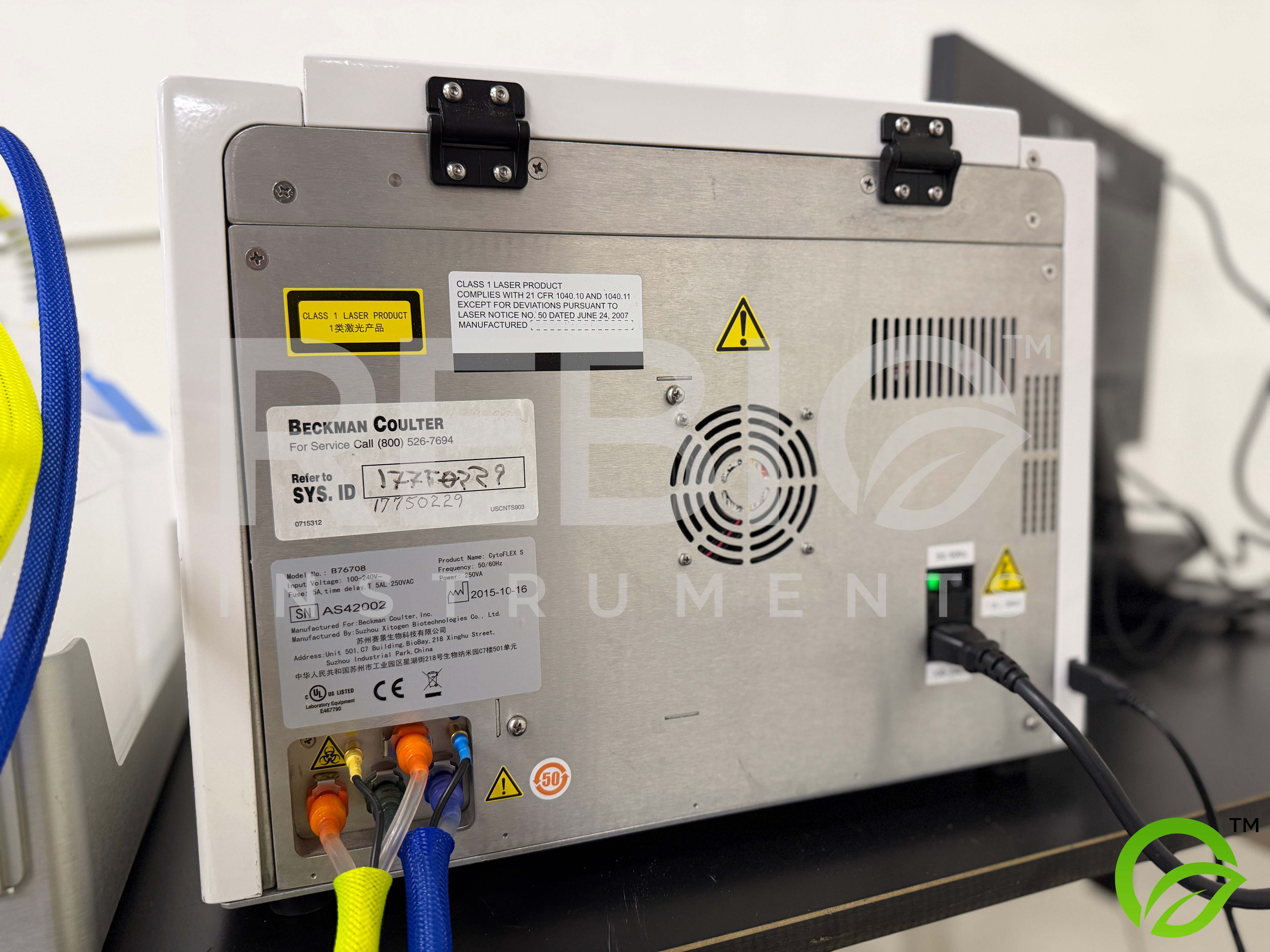 Used Beckman Coulter CytoFLEX S Flow Cytometer 4-Laser System