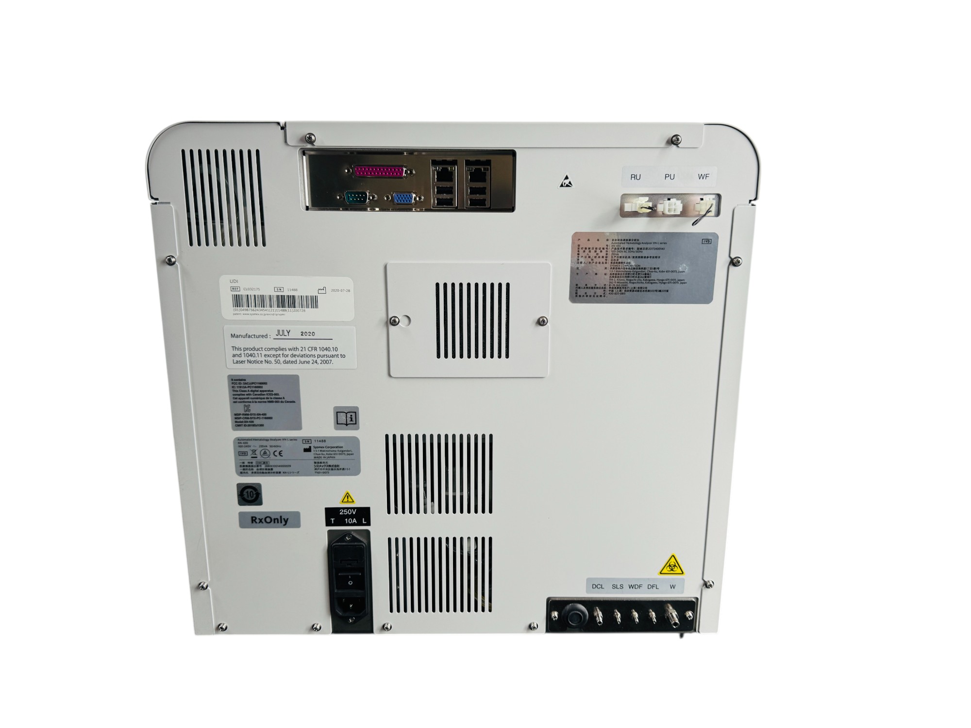 Used Sysmex XN-430 Hematology Analyzer + PowerVar + Sofware