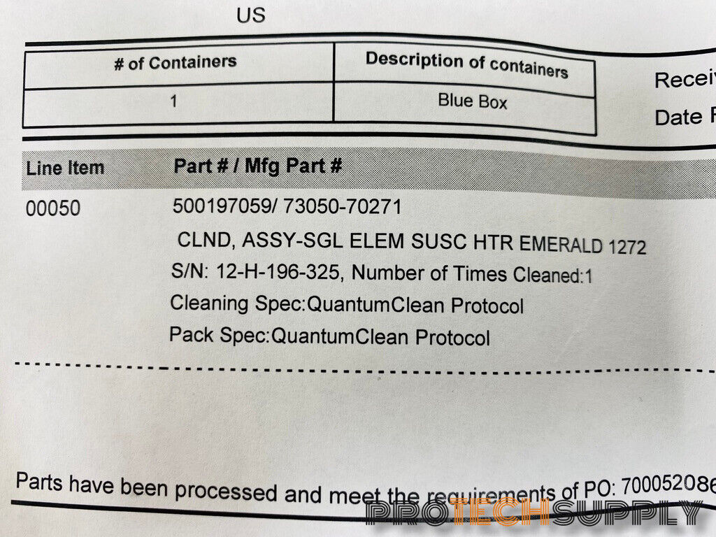 Used ASM Heater Emerald 1045-426-01 Susceptor Cleaned with WARRANTY