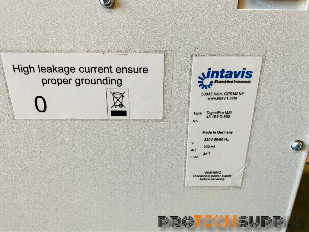 Used Intavis DigestPro MSi Automated Protein Digestion/Sample Preparation w/ WARRANTY
