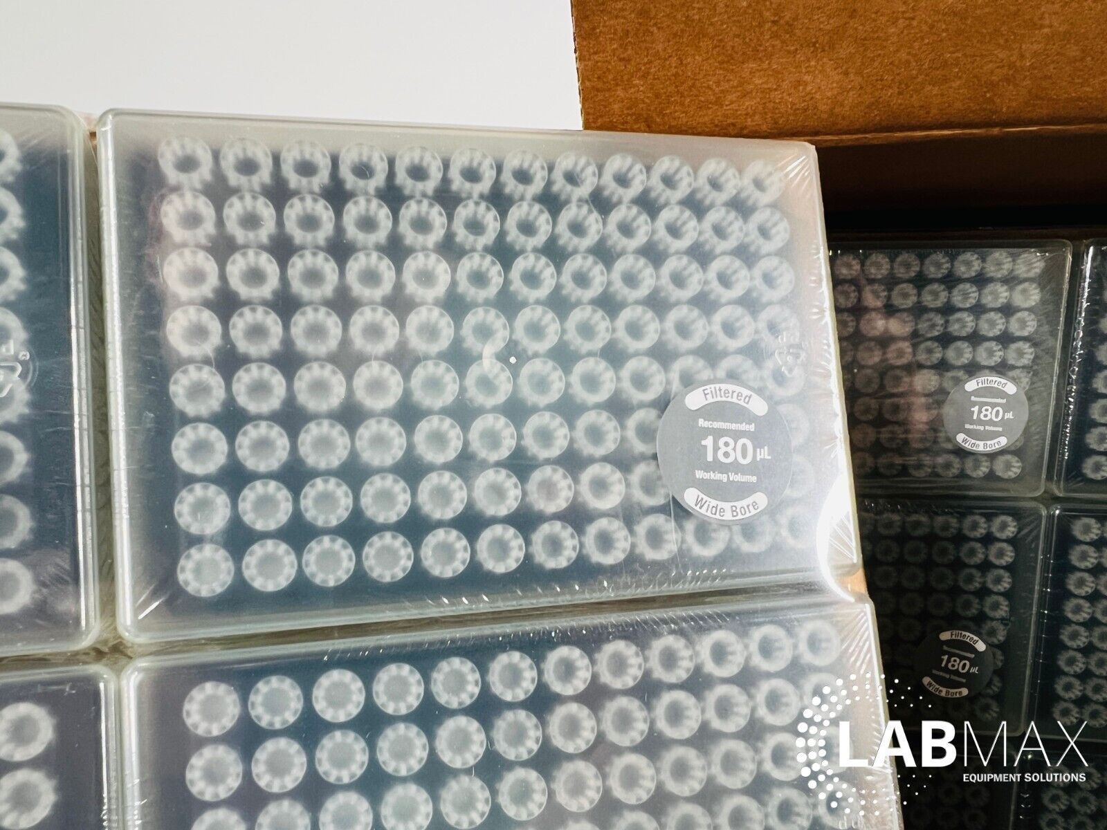 Case of AGILENT 19477-082 250uL Wide Bore Filtered Pipette Tips Bravo 96LT