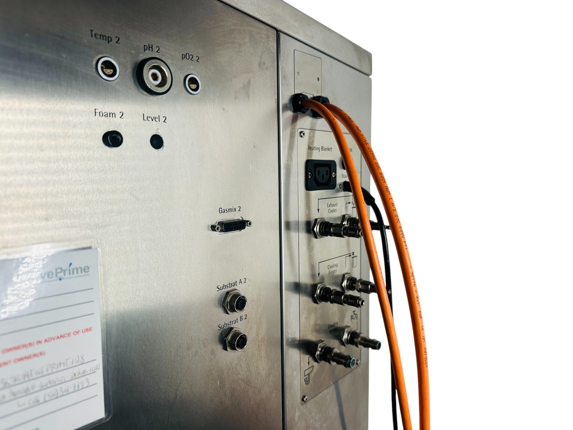 Used Sartorius Biostat B-Plus 8843415 Benchtop Bioreactor Controller with Accessories