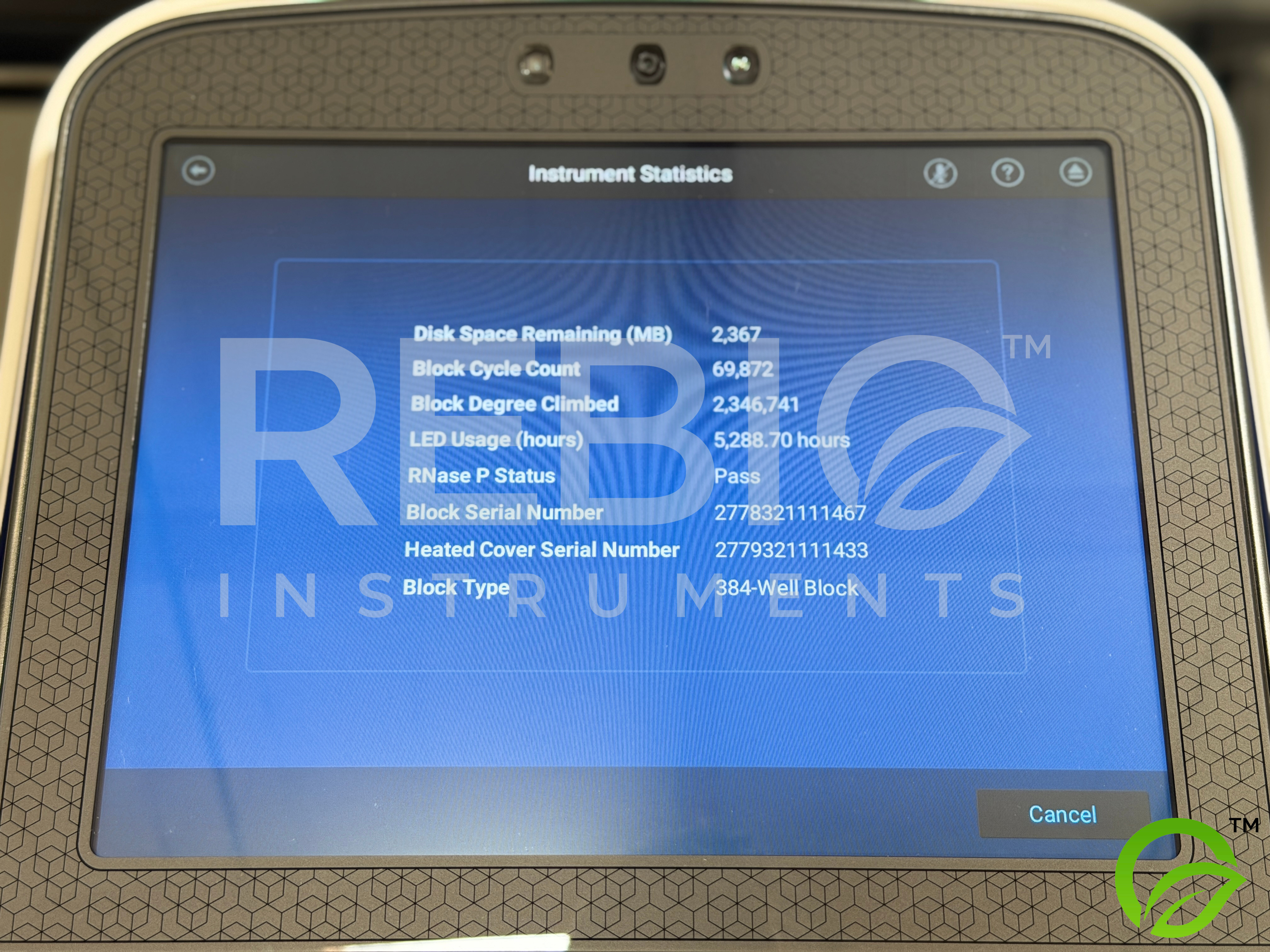 Used Applied Biosystems QuantStudio 7 Pro 384-Well PCR System | REF A43055 | High Throughput Real-Time PCR
