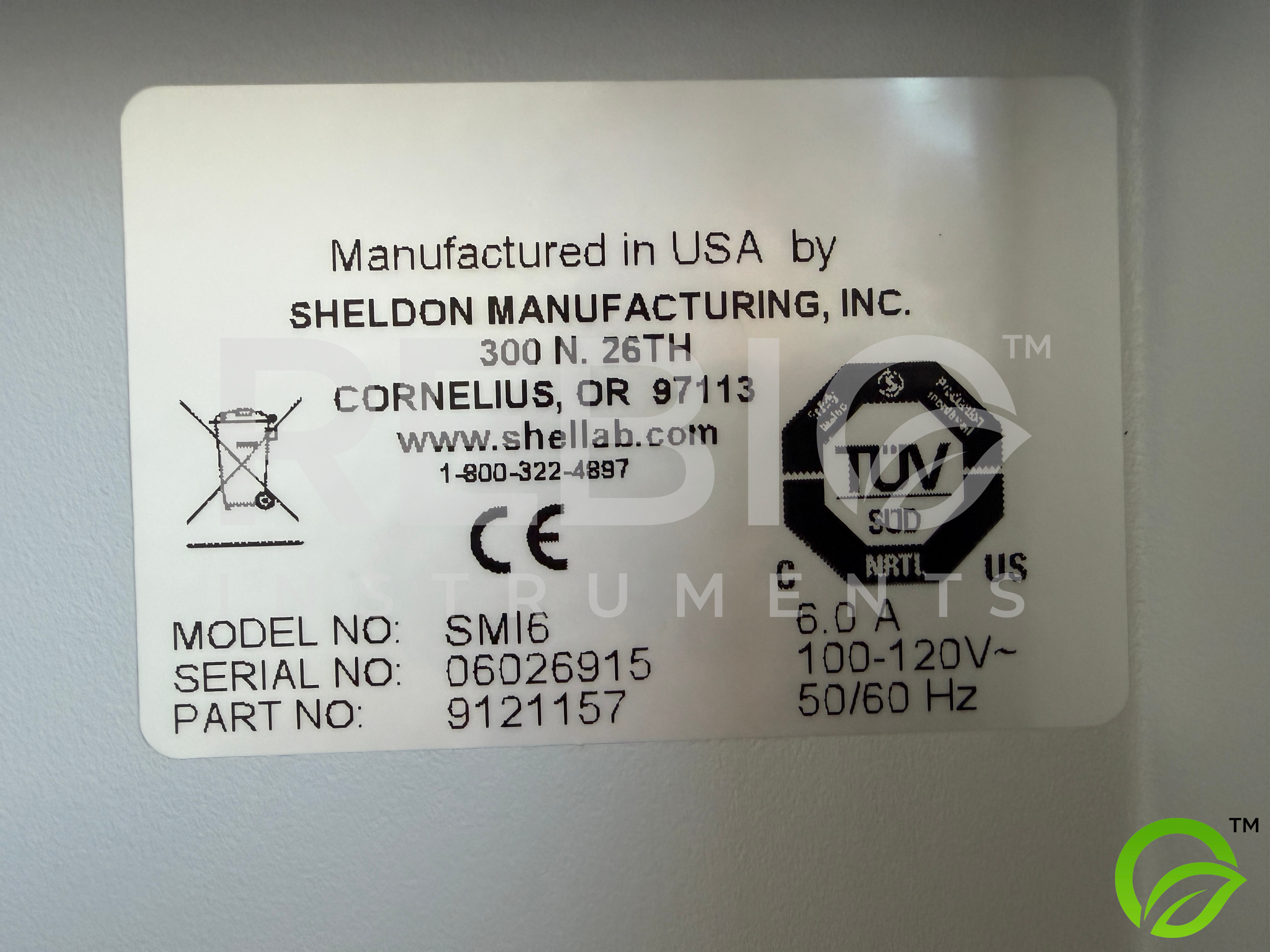 Used Shel Lab SM16 General Purpose Microbiological Incubator | PN 9121157 | 16 Cu. Ft. | Microprocessor Control | Warm Air Jacket Design | 115V