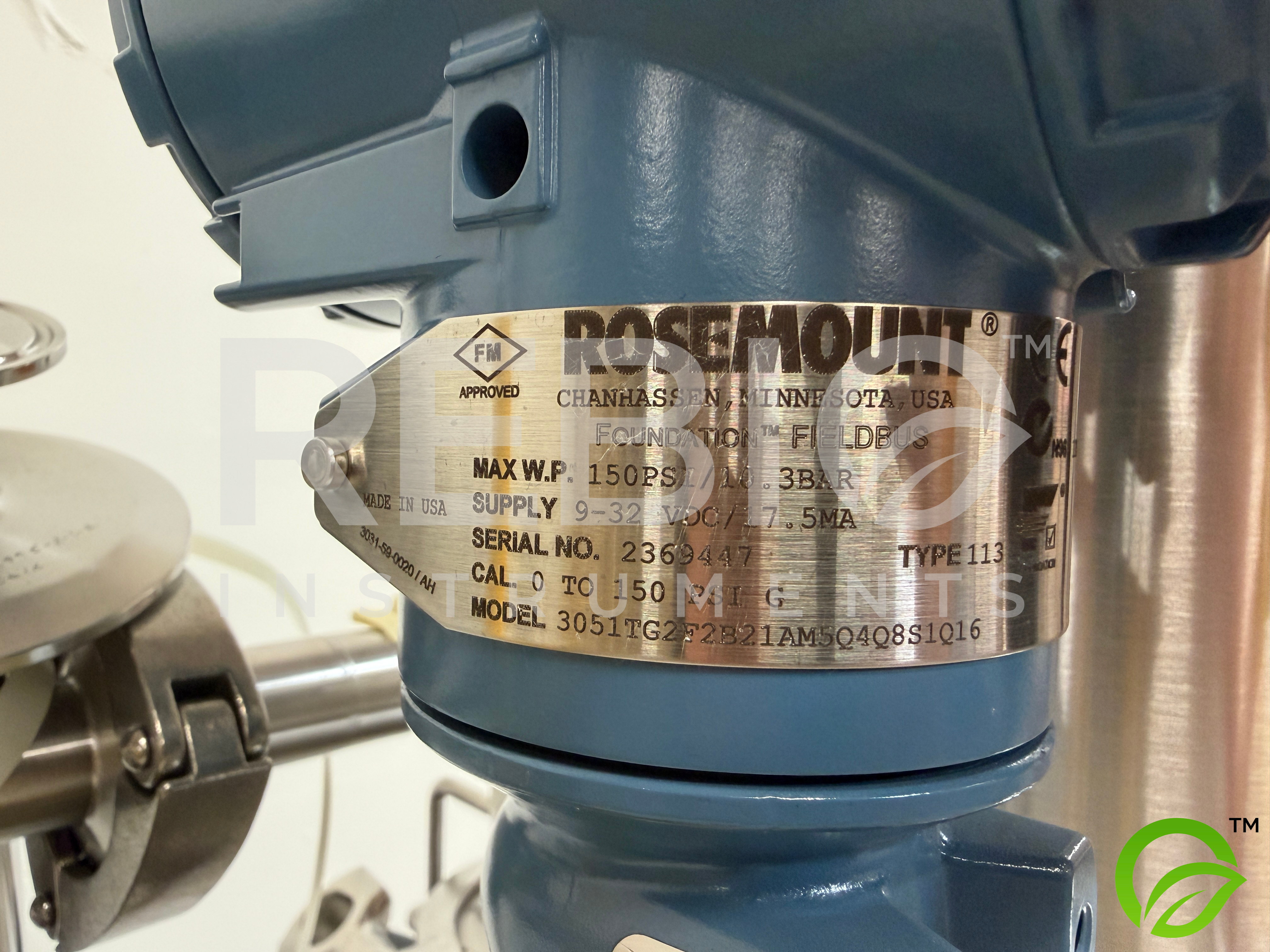 Used Allegheny Bradford 50L Stainless Buffer Break Tank Skid w/ Endress+Hauser Promass P, Rosemount Instruments — ASME U-Stamp, BPE-Compliant