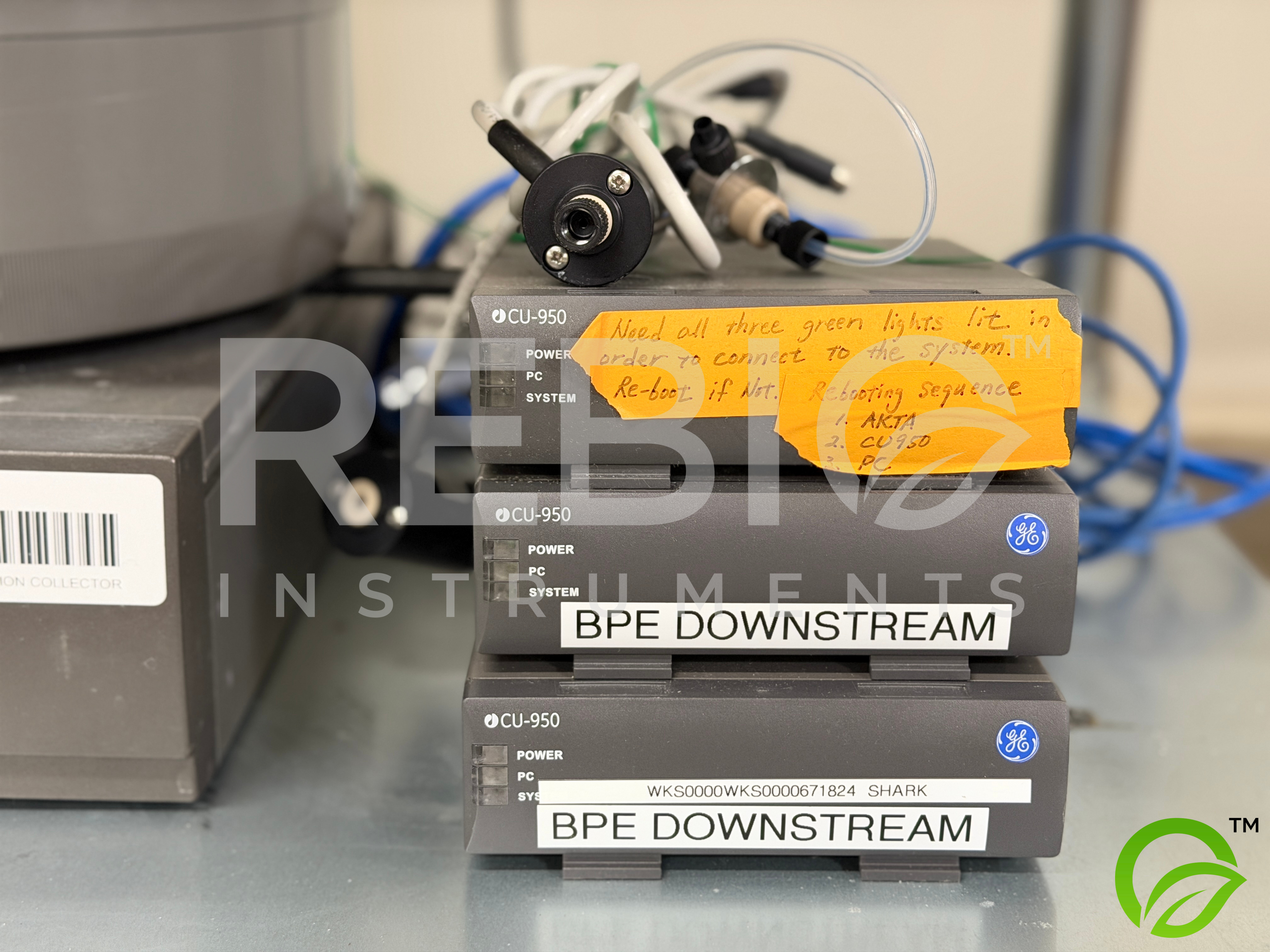 Used Lot of 3 GE AKTA Explorer FPLC Systems — 3x CU-950, 3x Frac-900, 1x Frac-920 — Protein Purification