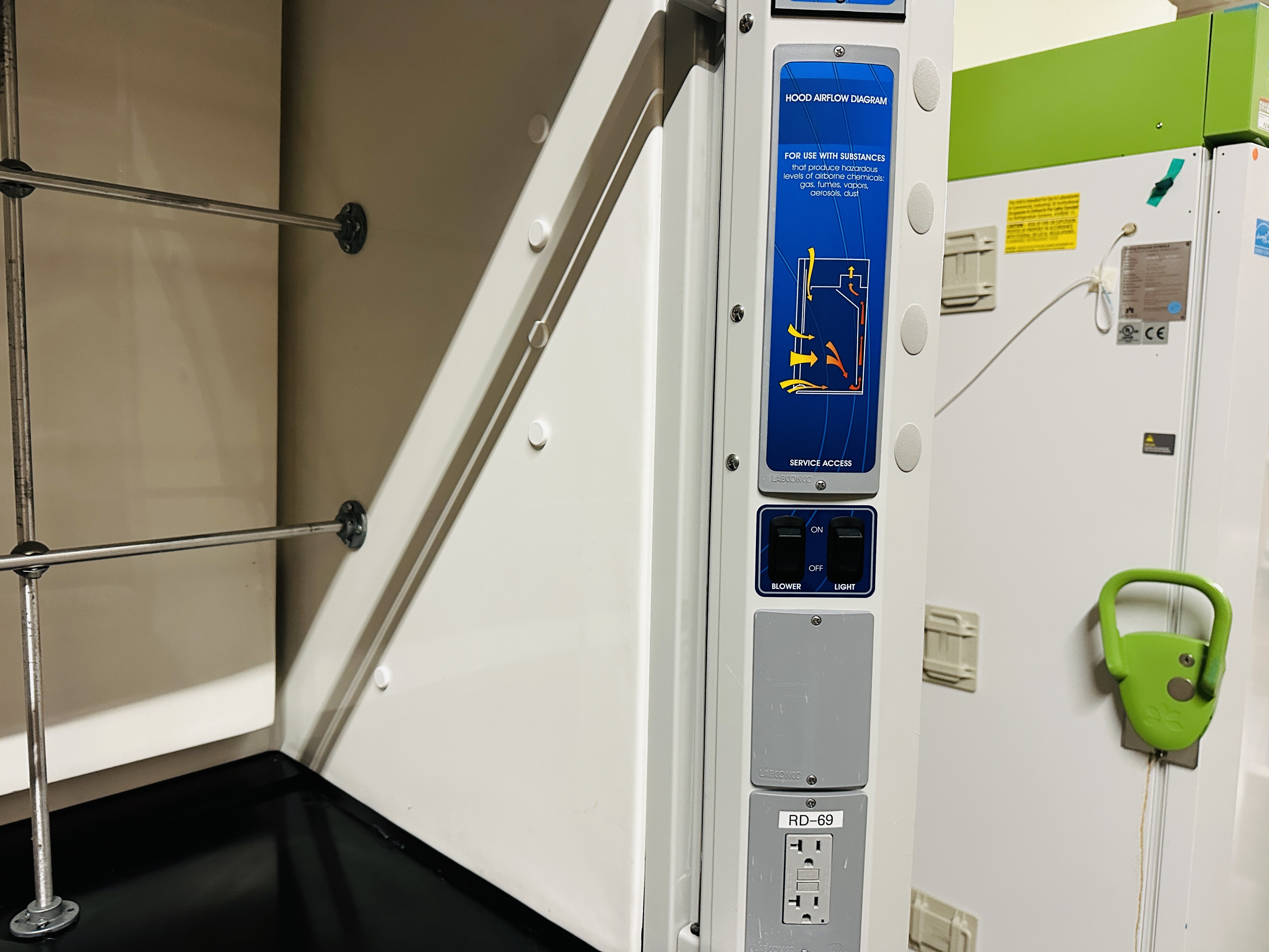 Used Labconco Protector Premier 6-Foot Laboratory Fume Hood 