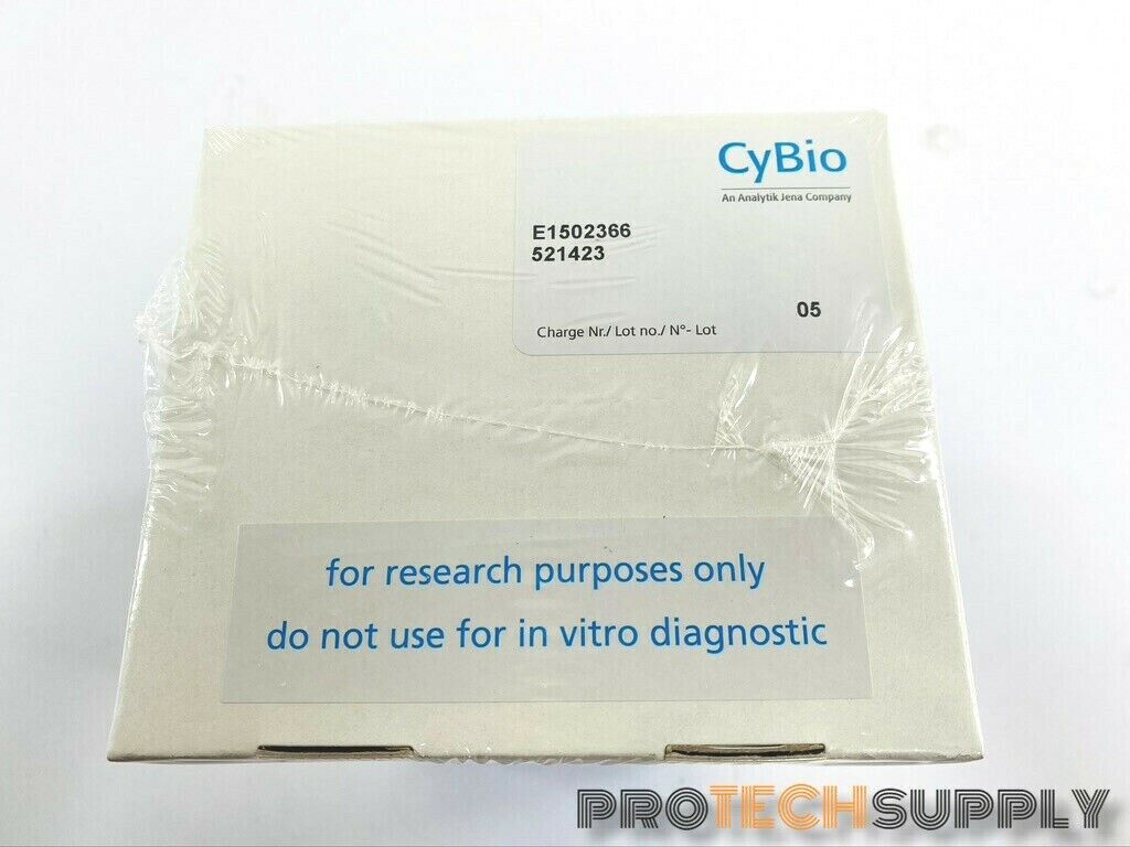 (3) CyBio TipTray 96 250 uL DQW- PCR AnalytikJena Pipetting Tip Tray Set of 3