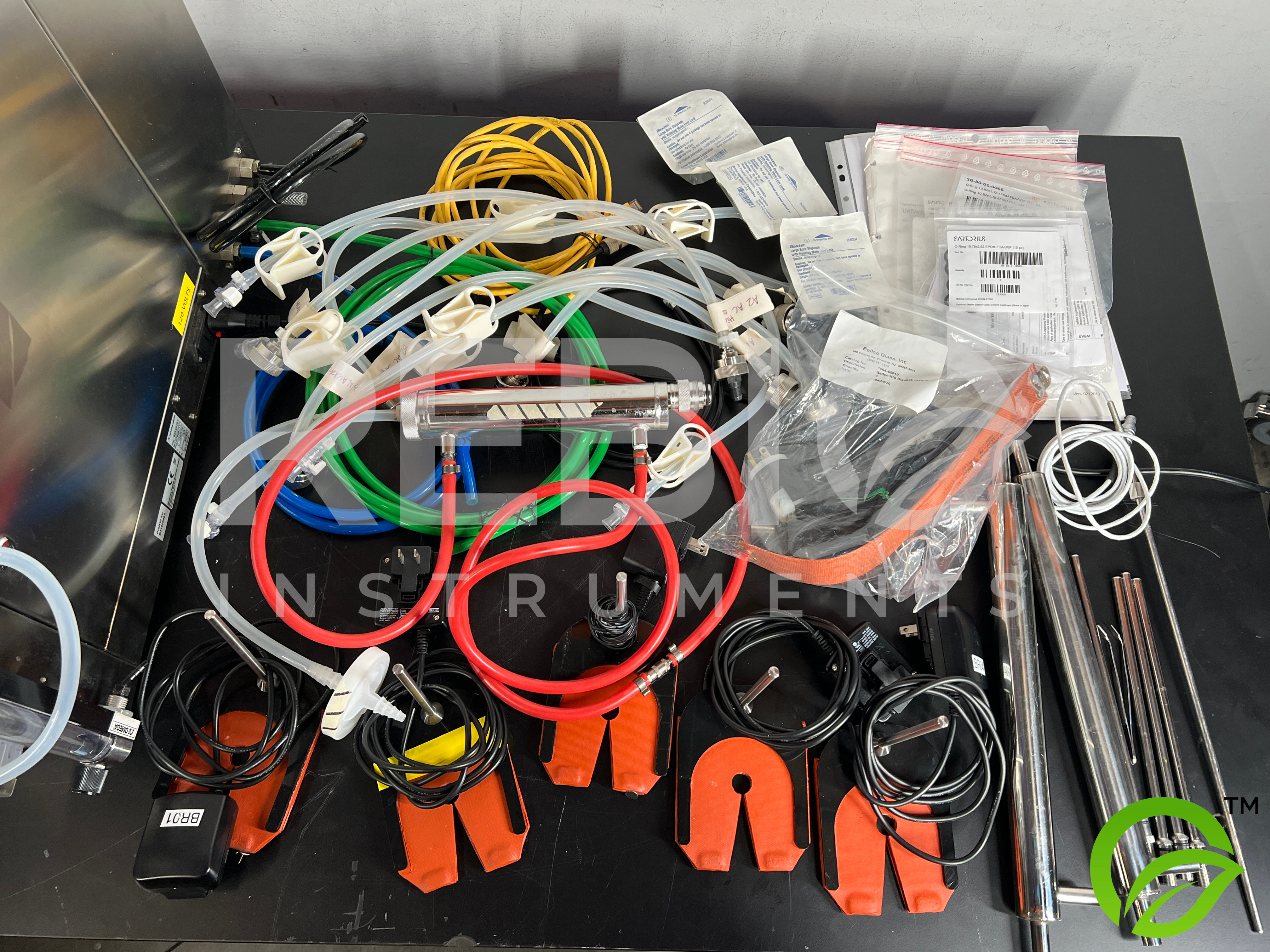 Used Sartorius Biostat B-Plus 8843415 Benchtop Bioreactor with Accessories