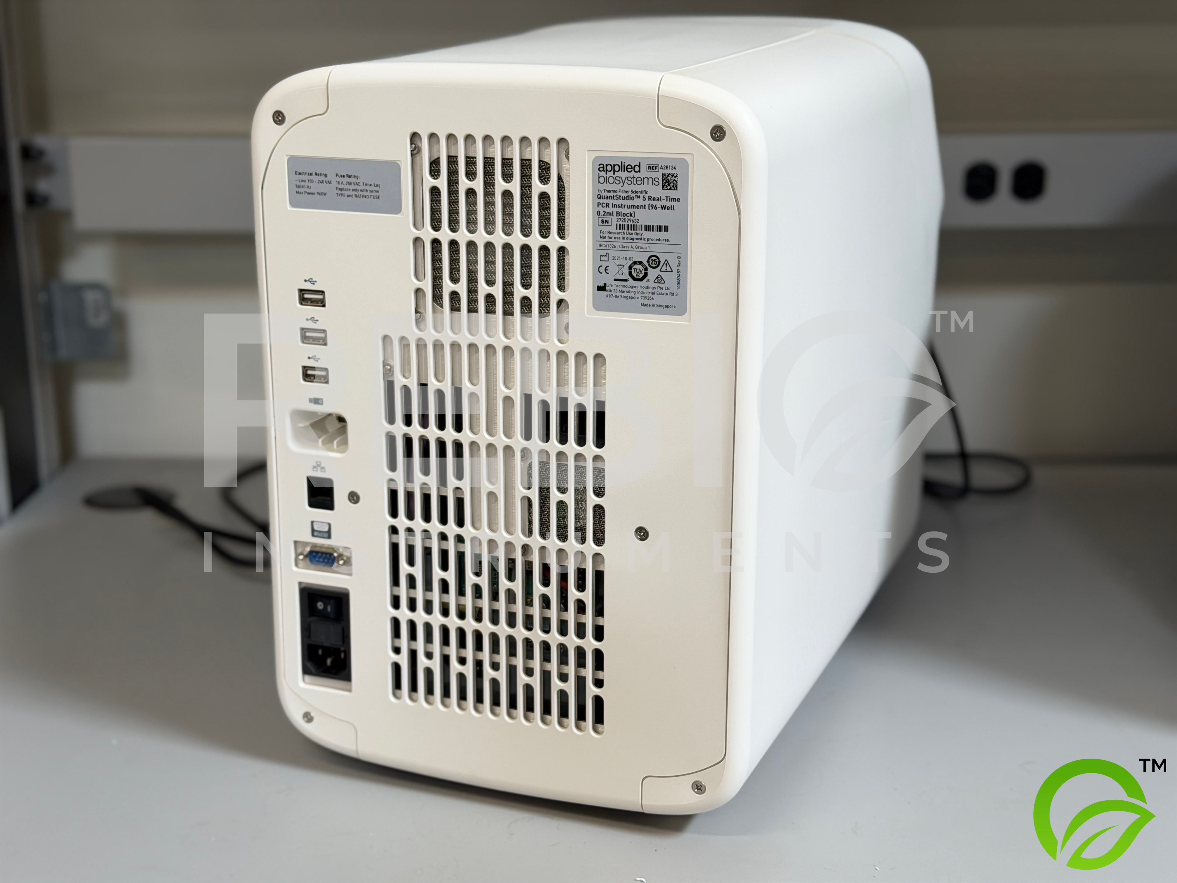 Used Applied Biosystems QuantStudio 5 96-Well 0.2mL qPCR System | OptiFlex 6-Channel | Real-Time PCR