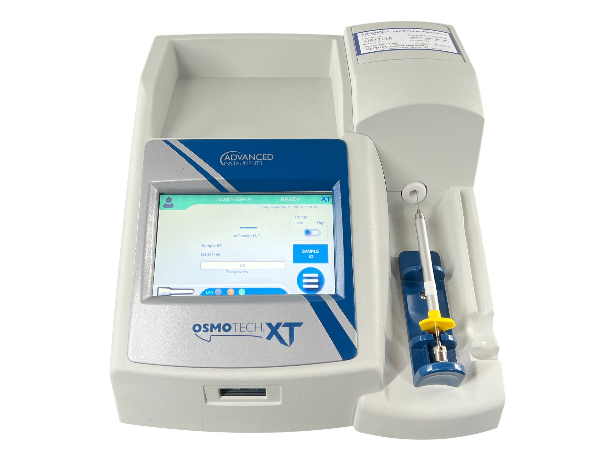 Used Advanced Instruments OsmoTECH XT Single-Sample Micro-Osmometer