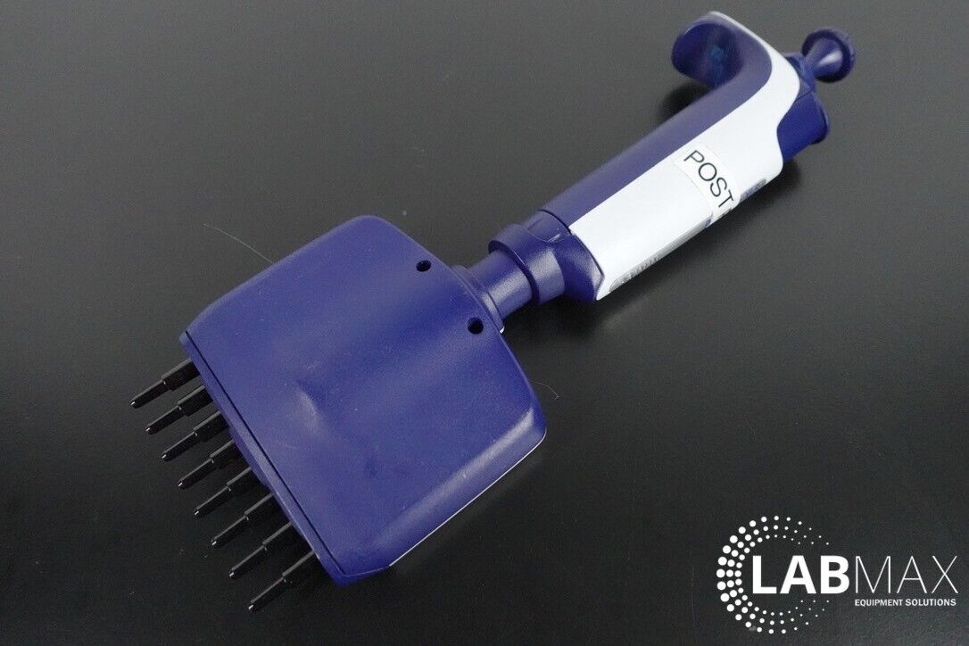 Used Rainin Pipet-Lite XLS L-20 / 2-20uL / 8-Channel Pipette with WARRANTY