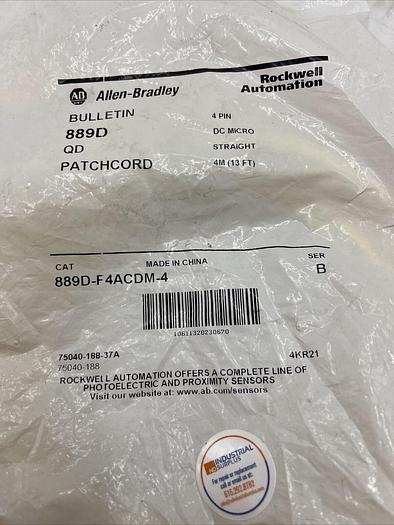ALLEN BRADLEY 889D-F4ACDM-4 SER. B