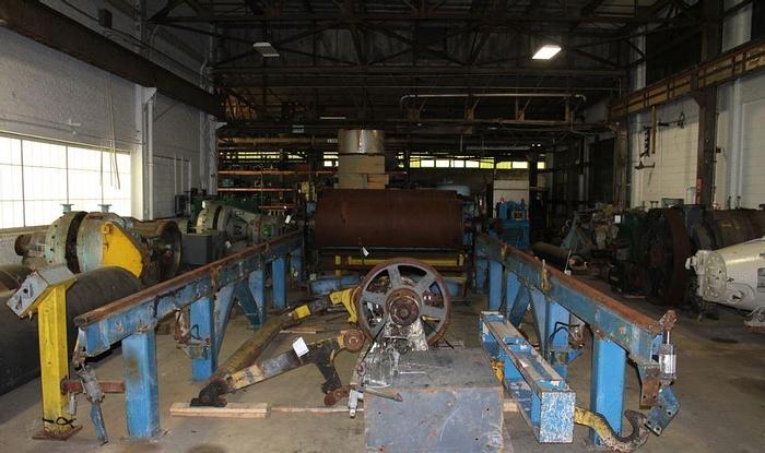 Used 110" BLACK CLAWSON AUTO-FLYTE TRACK REEL