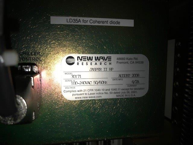 Used Newwave Research Accuscribe Titan Laser Scribe - Manual System