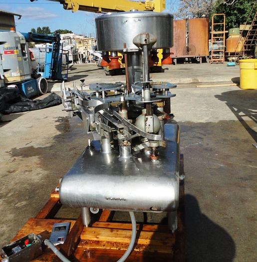 Used Filler, Bottle, 6 Valve, Federal, S/st, 1/2 HP #C736038