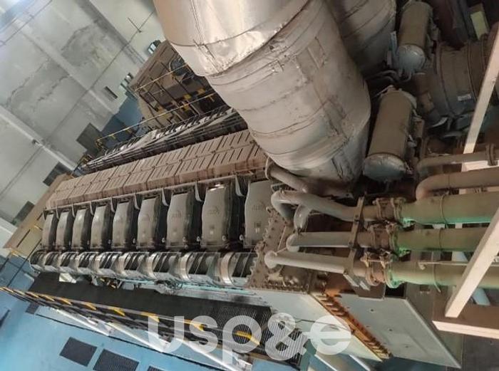 Used 18.5 MW 2000 Used MAN 12V48/60 HFO Power Plant