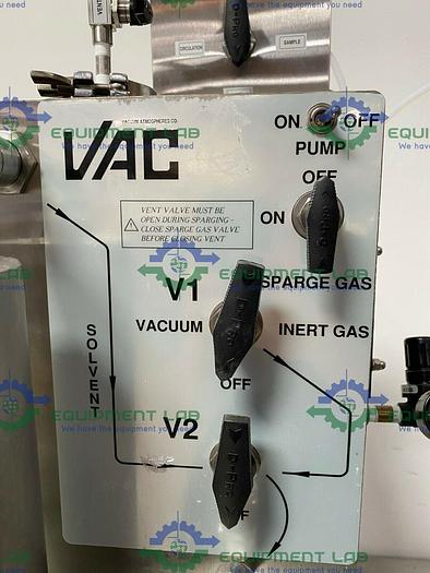 Used Vacuum Atmospheres Company Stainless Steel Solvent Purifier Recirculating System