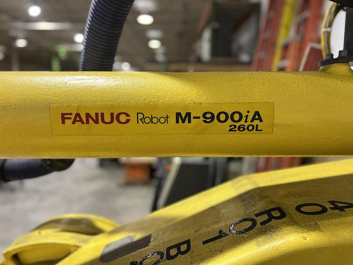 Used FANUC M900iA/260L WITH R30iA CONTROLLER, CLEANED AND TESTED, 4,629 HOURS