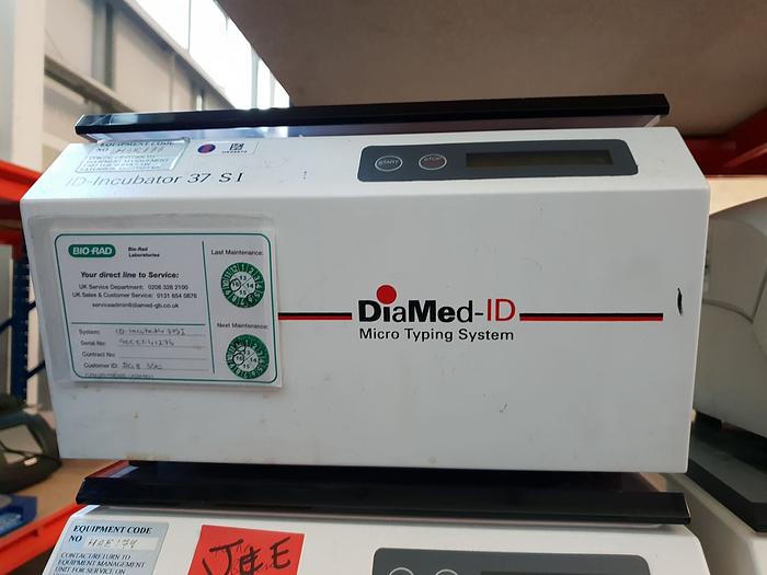 Used DiaMed Incubator 37 S I Incubator
