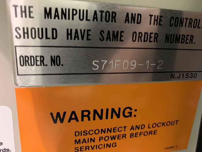 Used MOTOMAN UP50N (HP50) 50KG X 2046MM REACH 6 AXIS CNC ROBOT WITH NX100 CONTROL