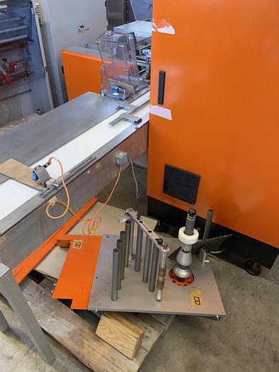 Used br. Bar packing machine LOESCH type LTM-GR for 100 g bars, built in 1996