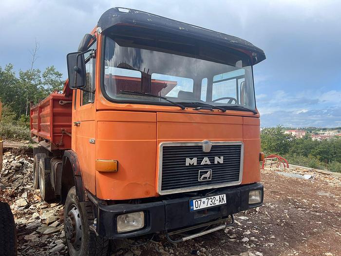 Gebruikt 1986 MAN 26.291 6x6 FULL STEEL KIPPER