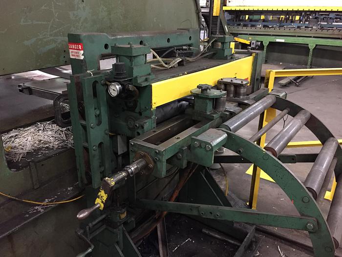 Used 30" WIDE .105 X 16,000LB ROWE SERVO FEED LINE