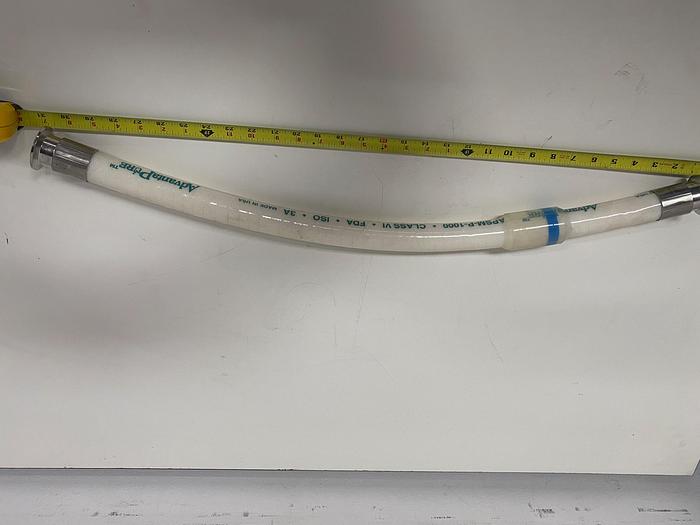 Used AdvantaPure APSM-P-1000 1" x 31" Flexible Silicon Hose 150PSI @25C