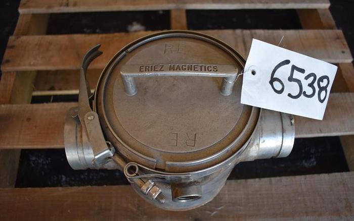 D'occasion USED 3" ERIEZ MAGNETICS JACKETED MAGNET TRAP, STAINLESS STEEL