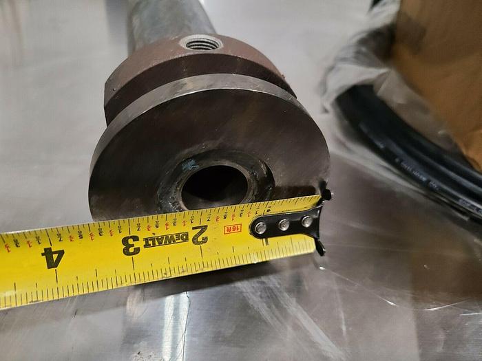 Used Screw & Barrel with Throat Assembly for Extruder Extruding Machine Complete Set