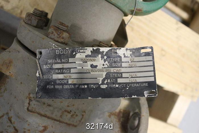 Used Fisher EZ 2" Control Steam Valve #32174