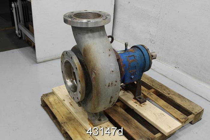 Used Goulds 3196 8x10x13 Pump, Stainless Steel Casing #43147