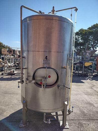 Used Tank, 775 Gallon, Stainless Steel, 25 BBL Brite Tank, Insulated #S744740